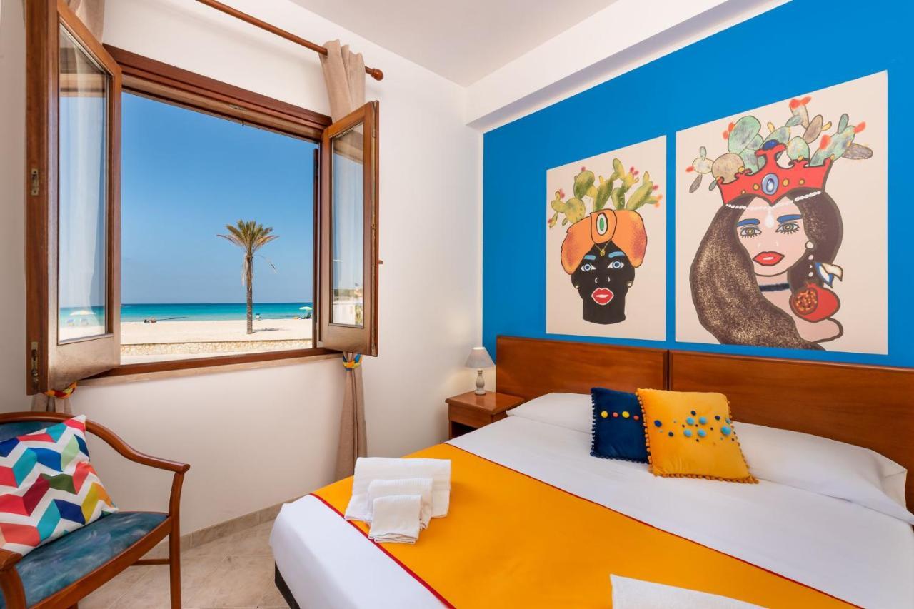 I Tre Golfi Beach Apartments 산비토로카포 외부 사진