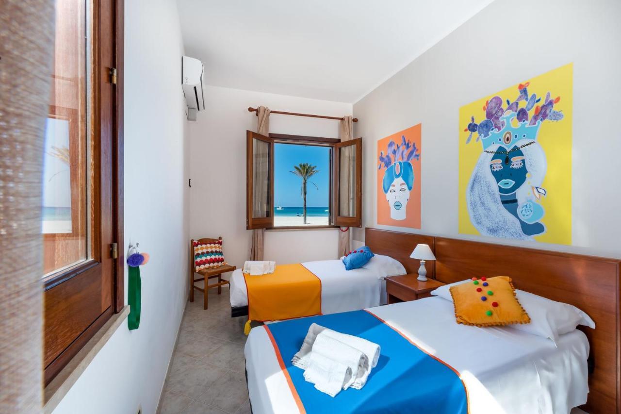 I Tre Golfi Beach Apartments 산비토로카포 외부 사진